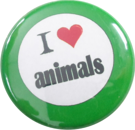 I love animals grün - zum Schließen ins Bild klicken